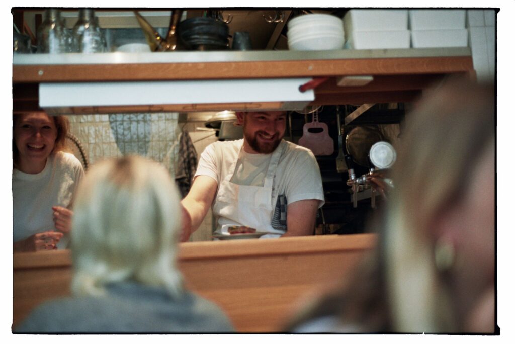 smiling host and chef 